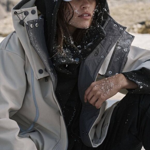 Free People Movement Moon Magic Reflective Rain Parka Size S - Picture 3 of 16